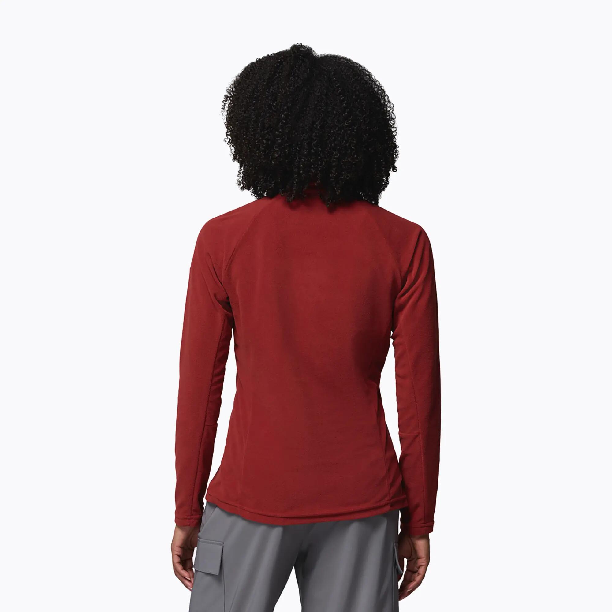 Felpa in pile da donna Columbia Glacial IV 1/2 Zip Red Oxide 3/5