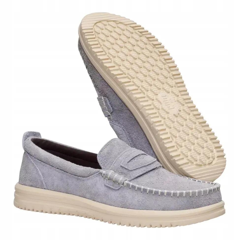 HeyDude Męskie Buty Mokasyny Wsuwane Zamszowe NXT Loafer 48 3/4