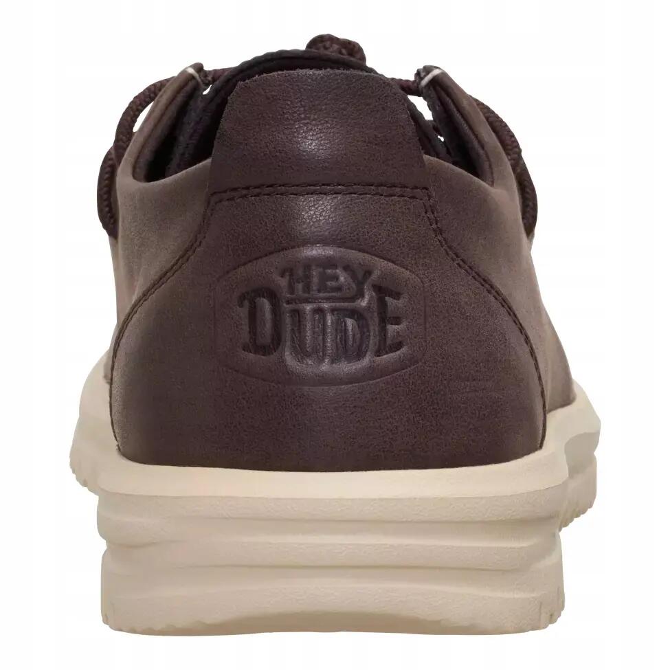 HeyDude Męskie Mokasyny Wally NXT Moc Leather 4/6