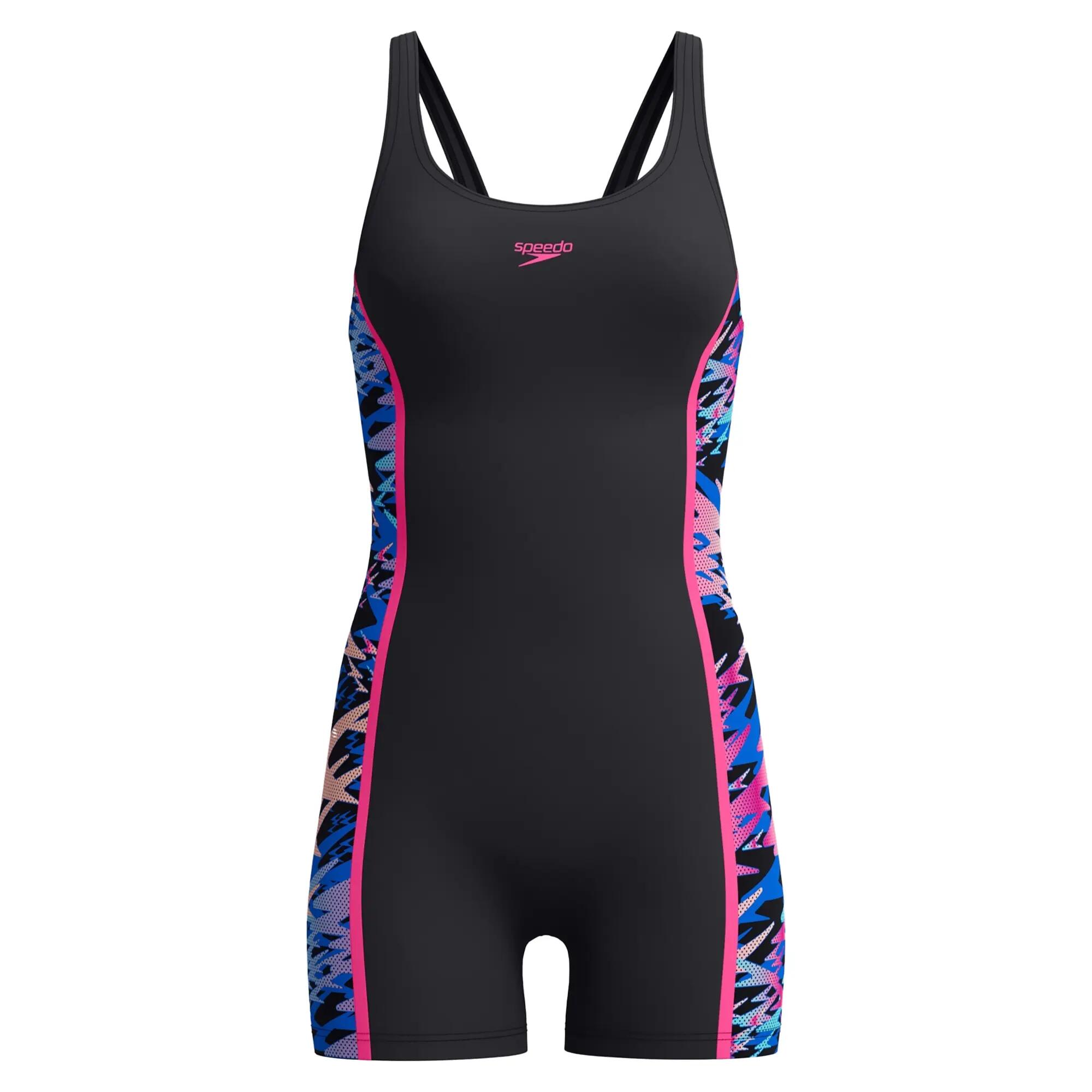Maillot De Bain Shorty Dos Nageur Motif/style Épissage HYPERBOOM Femme (Noir / 2/6