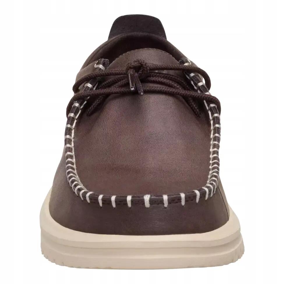 HeyDude Męskie Mokasyny Wally NXT Moc Leather 3/6