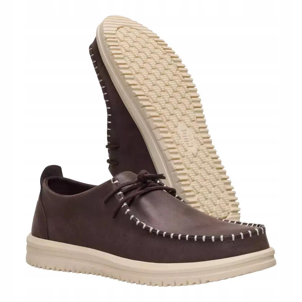 HeyDude Męskie Mokasyny Wally NXT Moc Leather 2/6