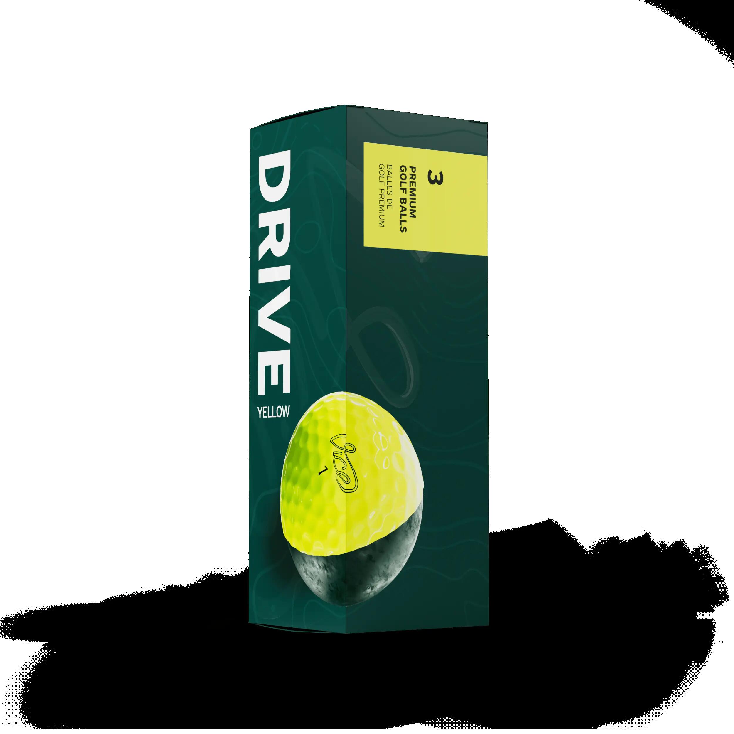 Vice Drive 12x Bolas de Golfe Amarelo 6/7