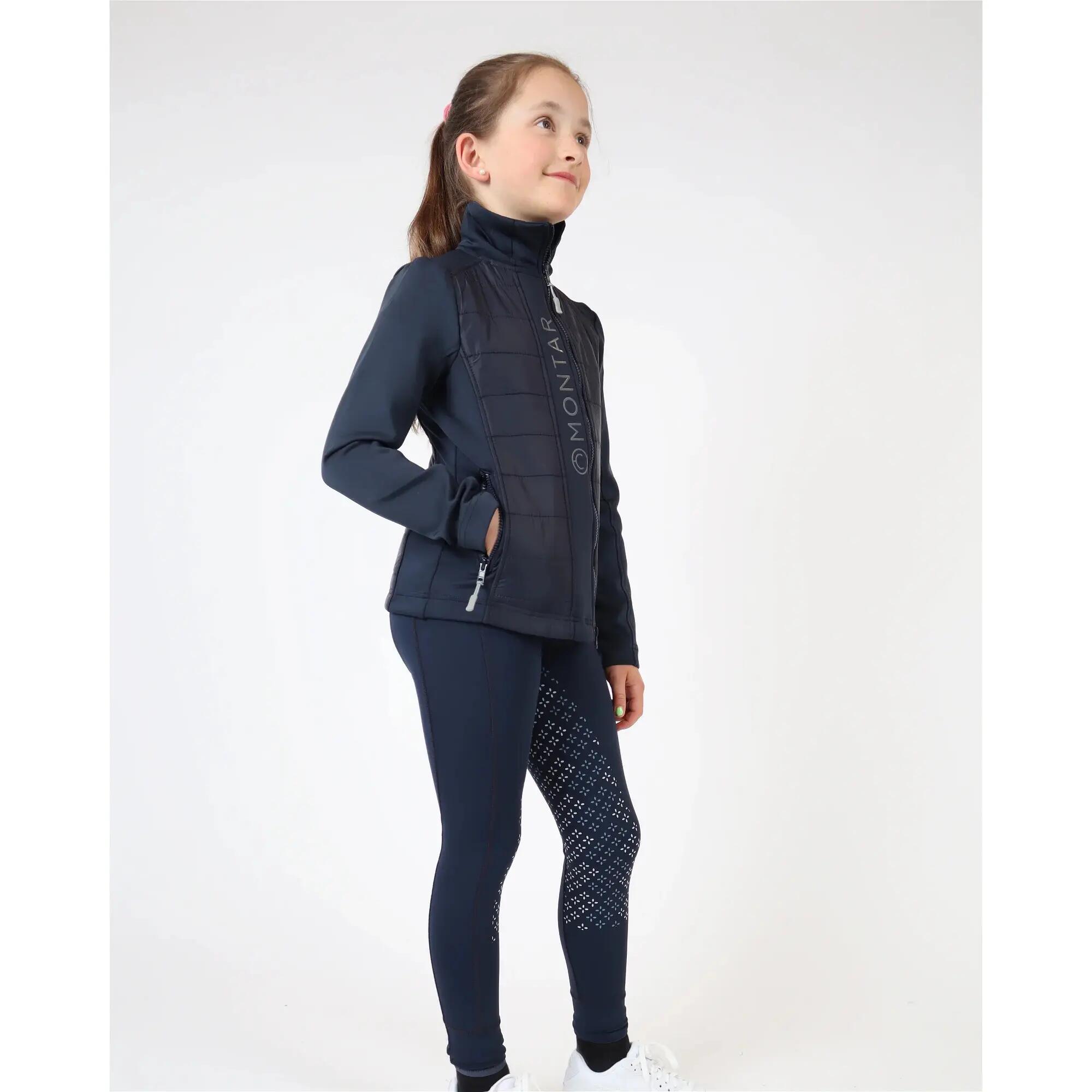 Chaqueta de equitación para niños Montar Emma 3/4