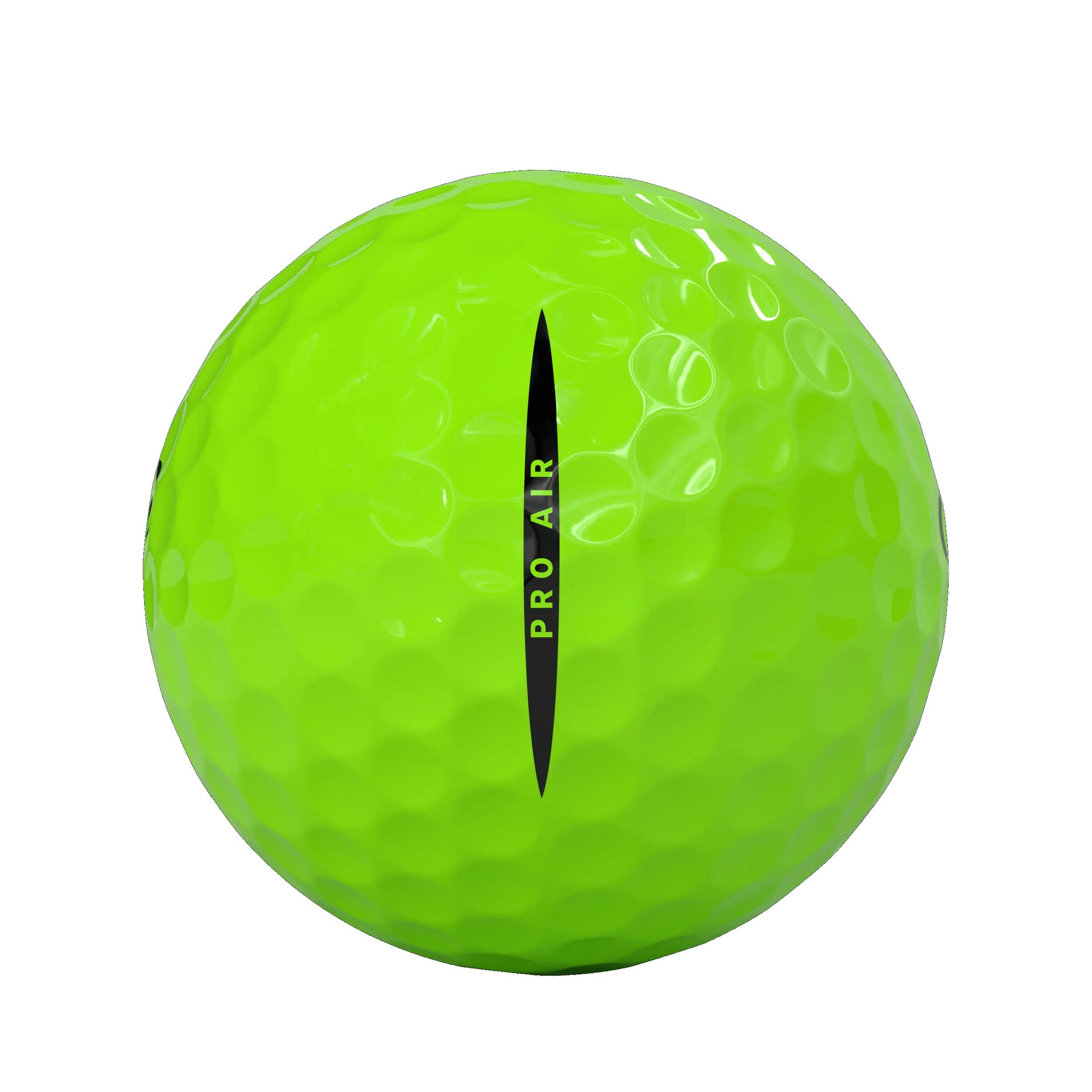 Vice Pro Air 12x Bolas de Golfe Lima Neon 3/6