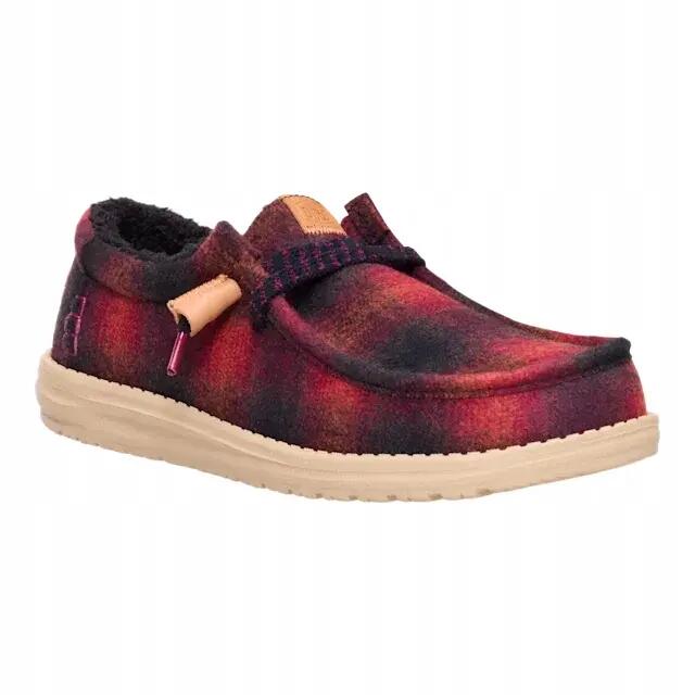 HeyDude Męskie Mokasyny Wally Cozy Plaid 5/6