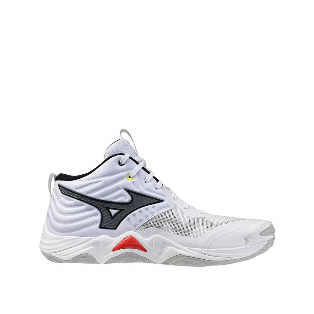 Mizuno Wave Momentum Elite Mid Volleyball Shoes White/Black/Red