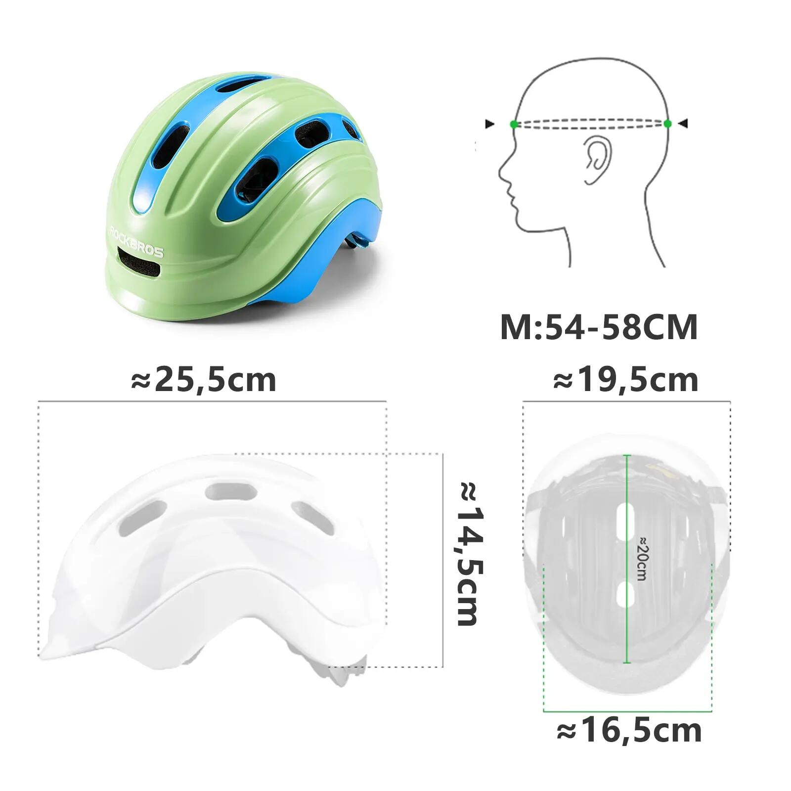 Casque de vélo enfant ROCKBROS VTT unisexe M (54-58 cm) 8/9