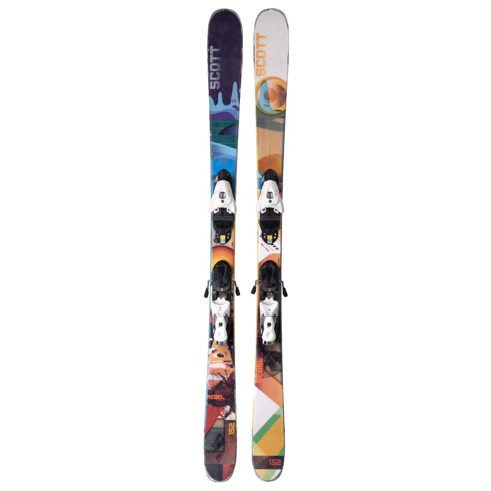 RECONDITIONNE - Ski Scott Rebel + Fixations 2/4