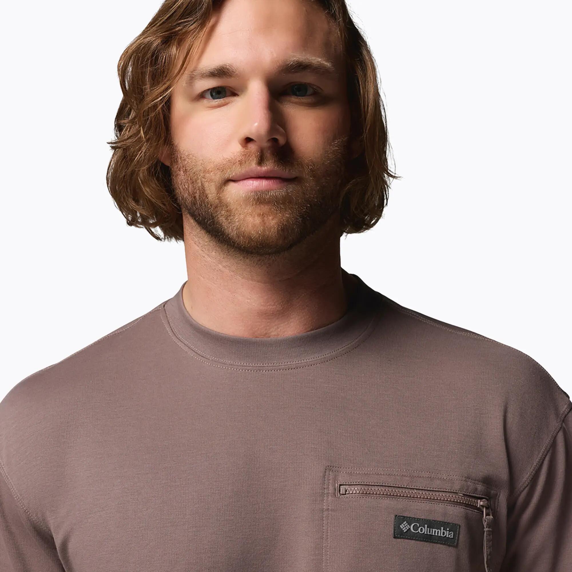 T-shirt masculino Columbia Echo Passage Crew 5/6