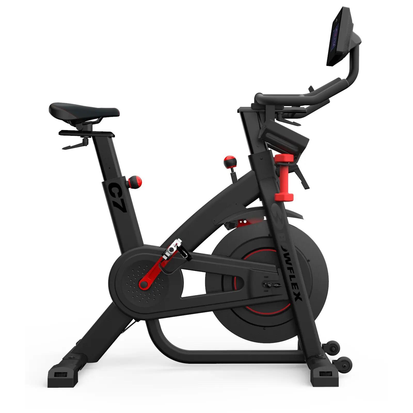 Indoorbike - Indoor cycling - C7 - Magnetisch - Zwart/Rood 3/4