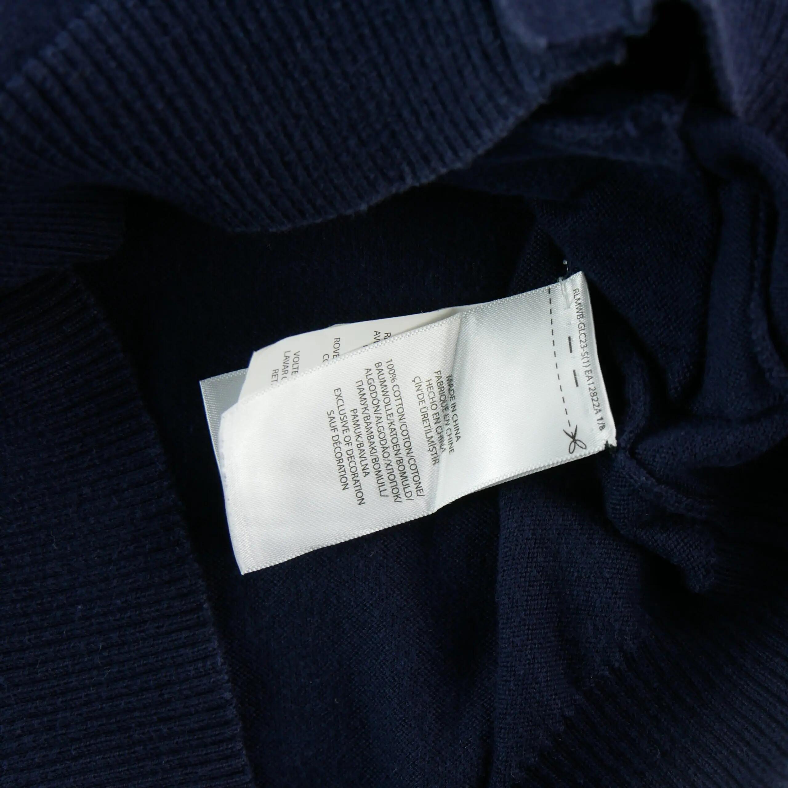 Refurbished - Mädchen Strickjacken Cardigan Polo Pony Dunkelblau - Wie neu 6/6