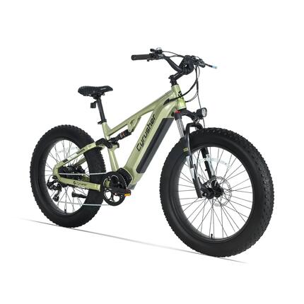 Vélo électrique tout-terrain Rover tout suspendu batterie 52V 15.6Ah 95Nm