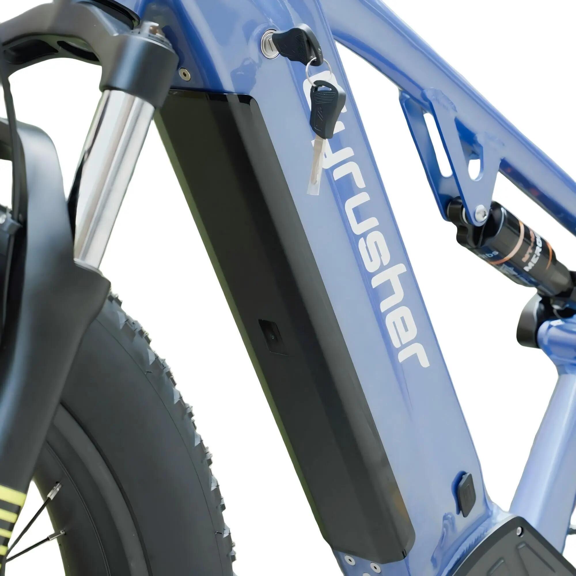 Bicicletta elettrica fuoristrada Rover biammortizzata batteria 52V 15.6Ah 95Nm 9/9