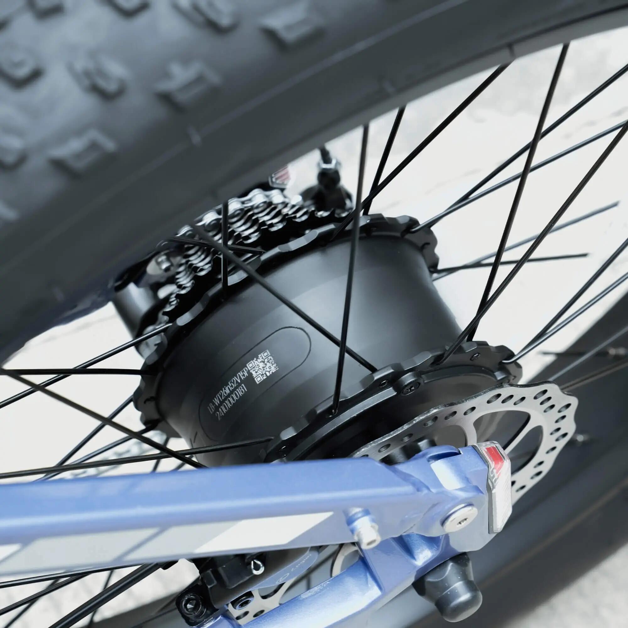 Bicicletta elettrica fuoristrada Rover biammortizzata batteria 52V 15.6Ah 95Nm 5/9