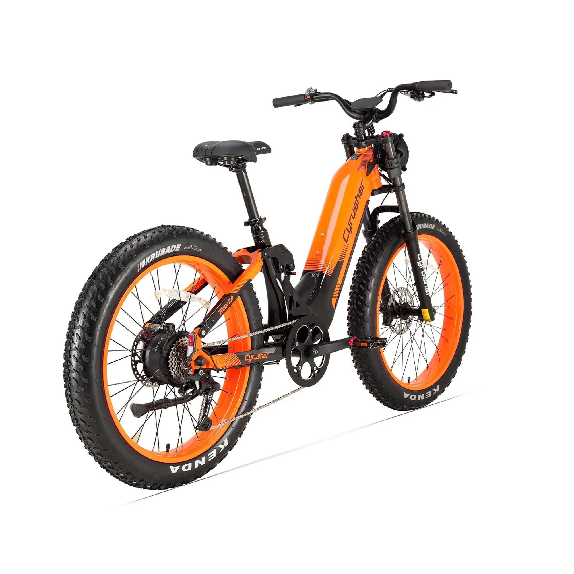 Bicicleta elétrica Trax 2.0 suspensão total bateria 52V 20Ah 95Nm até 120km 3/7