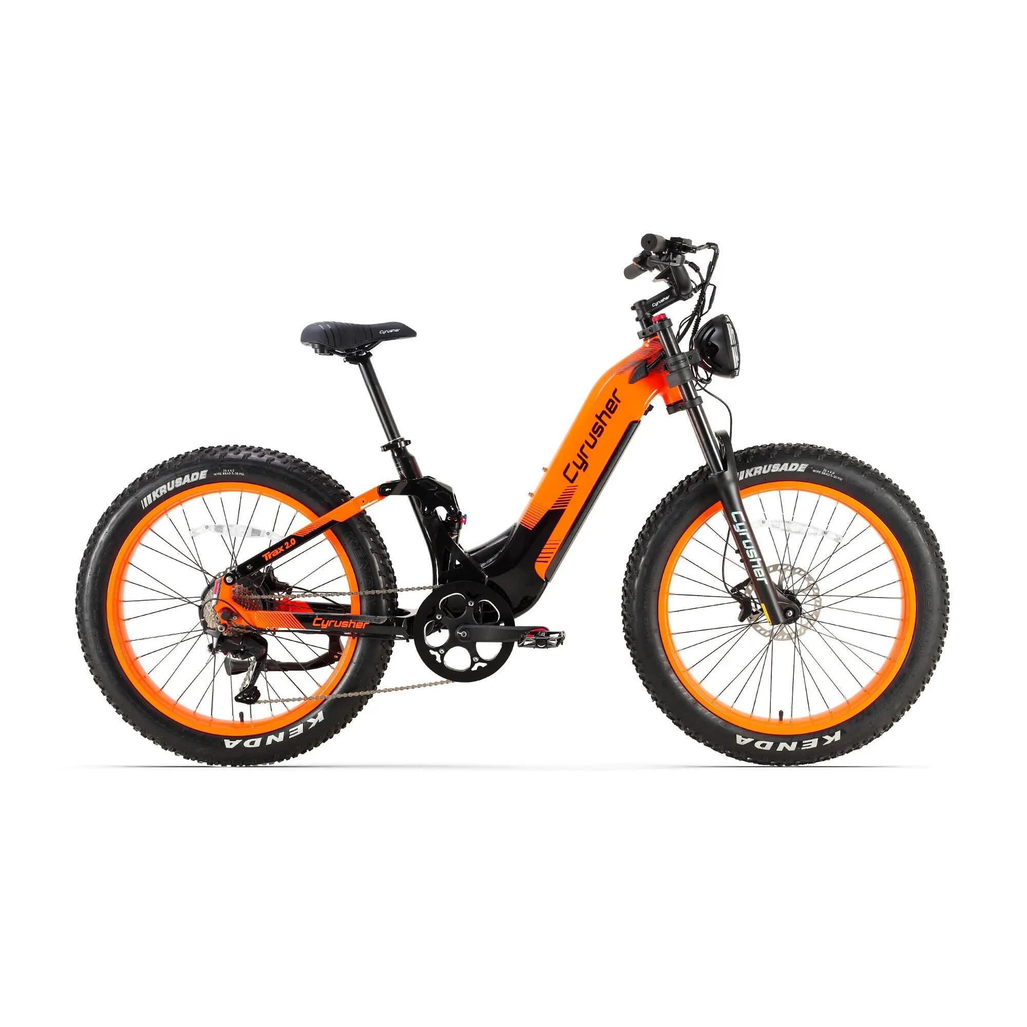 Bicicleta elétrica Trax 2.0 suspensão total bateria 52V 20Ah 95Nm até 120km 2/7