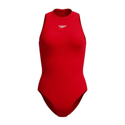 Speedo hydrasuit damesbadpak, rood
