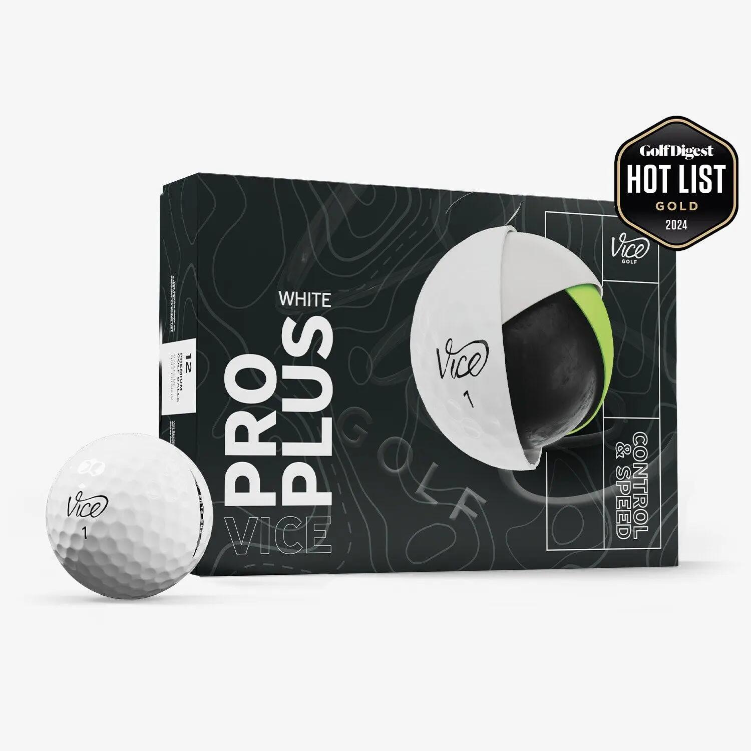 Vice Pro Plus 12x Golf Balls White 2/5