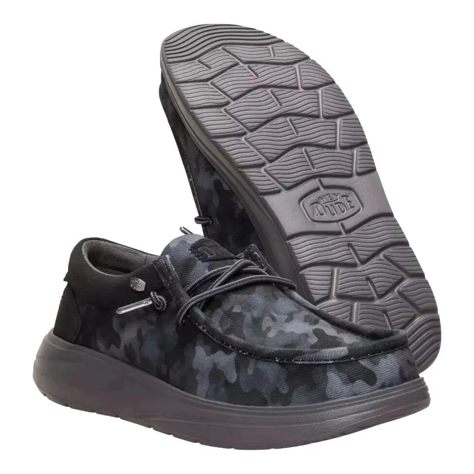 HeyDude Męskie Mokasyny Wally Comf Worn Twill 2/6