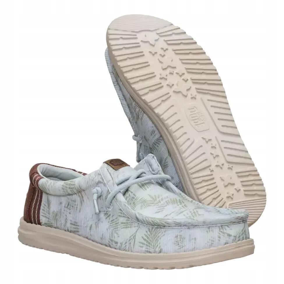 HeyDude Męskie Mokasyny Wally Washed Palm 3/6