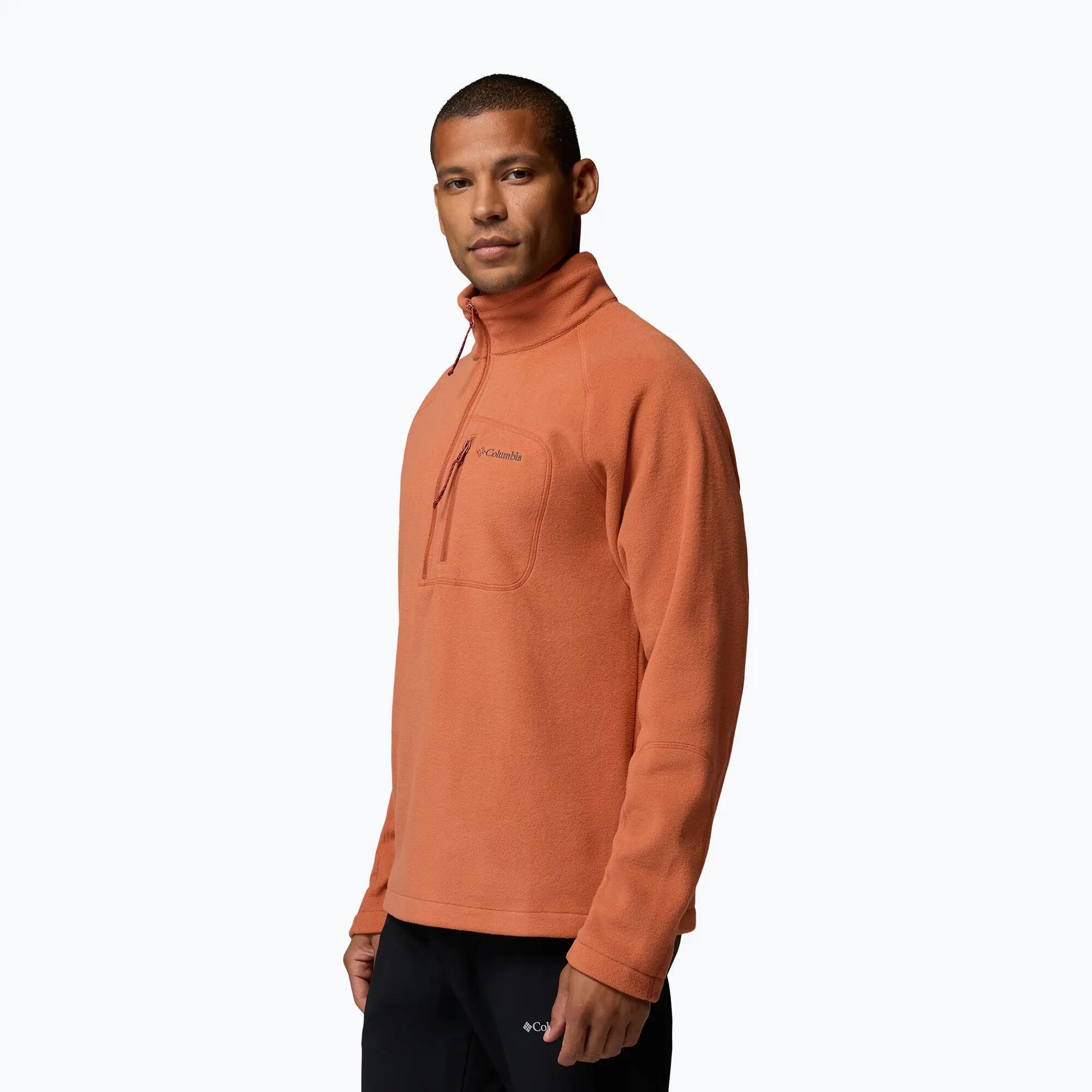 Bluza polarowa męska Columbia Fast Trek III Half Zip Teak Brown 4/6
