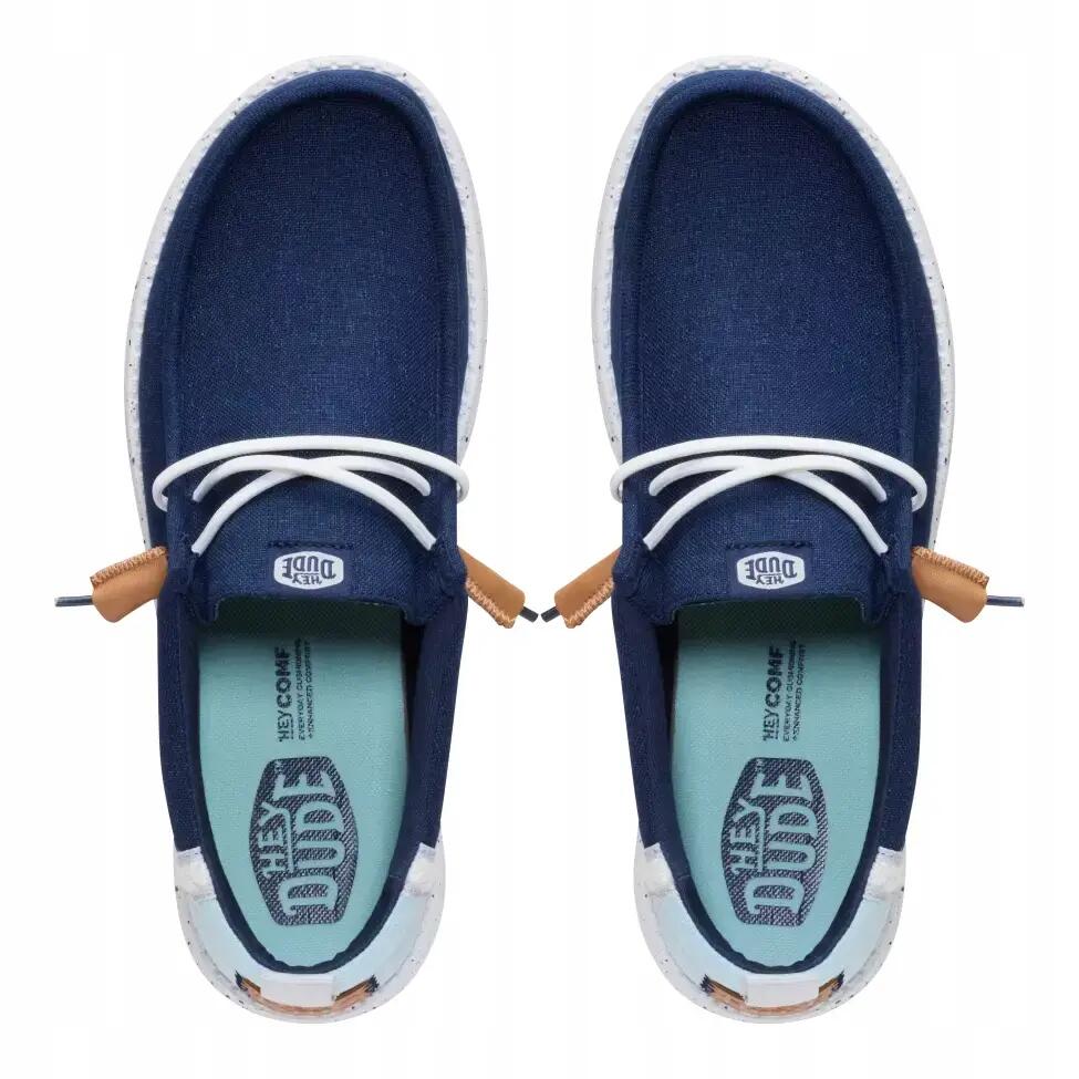 HeyDude Męskie Mokasyny Wally Summer Linen 6/6