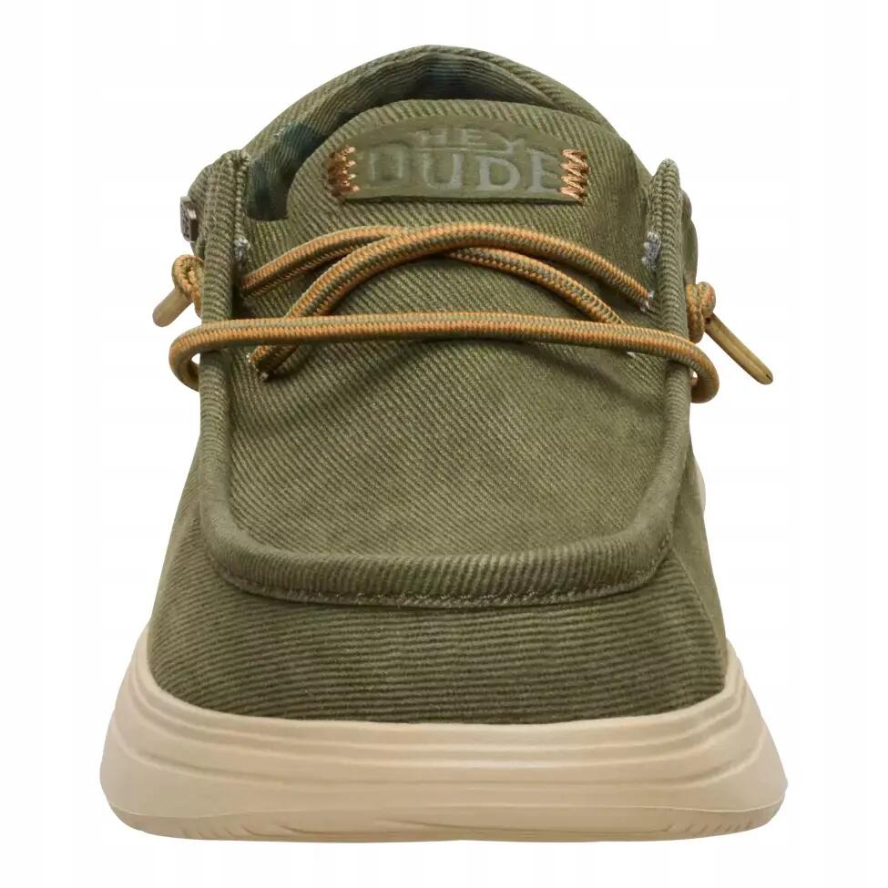 HeyDude Męskie Mokasyny Wally Comf Worn Twill 4/6