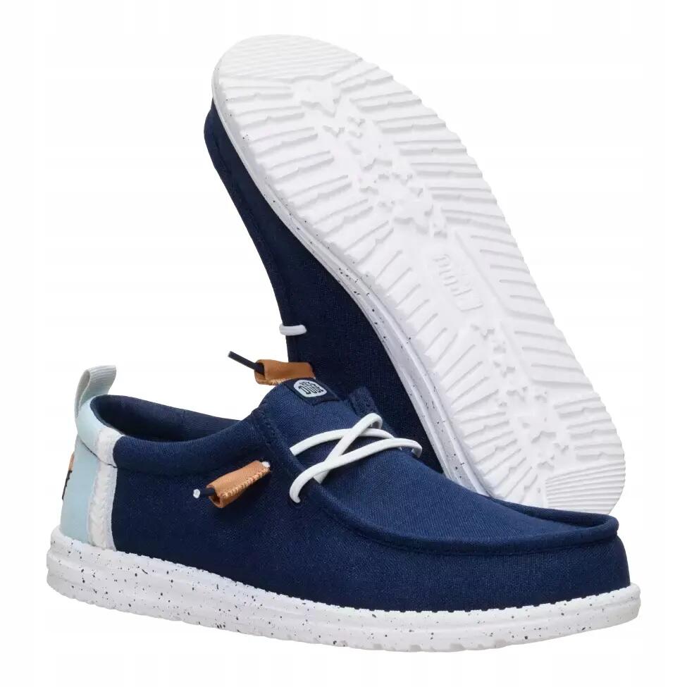 HeyDude Męskie Mokasyny Wally Summer Linen 3/6