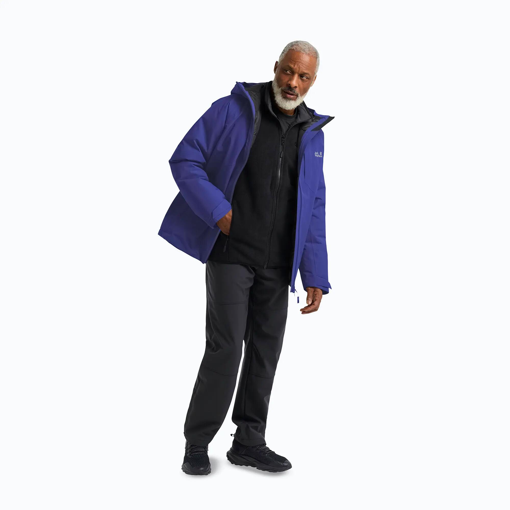 Heren donsjack Jack Wolfskin Icecape 2 l Down Ins Rds 2/7