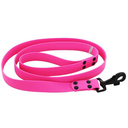 LAISSE CHIEN CANIHUNT MADE IN FRANCE HEXA 150CM largeur 25mm ORANGE