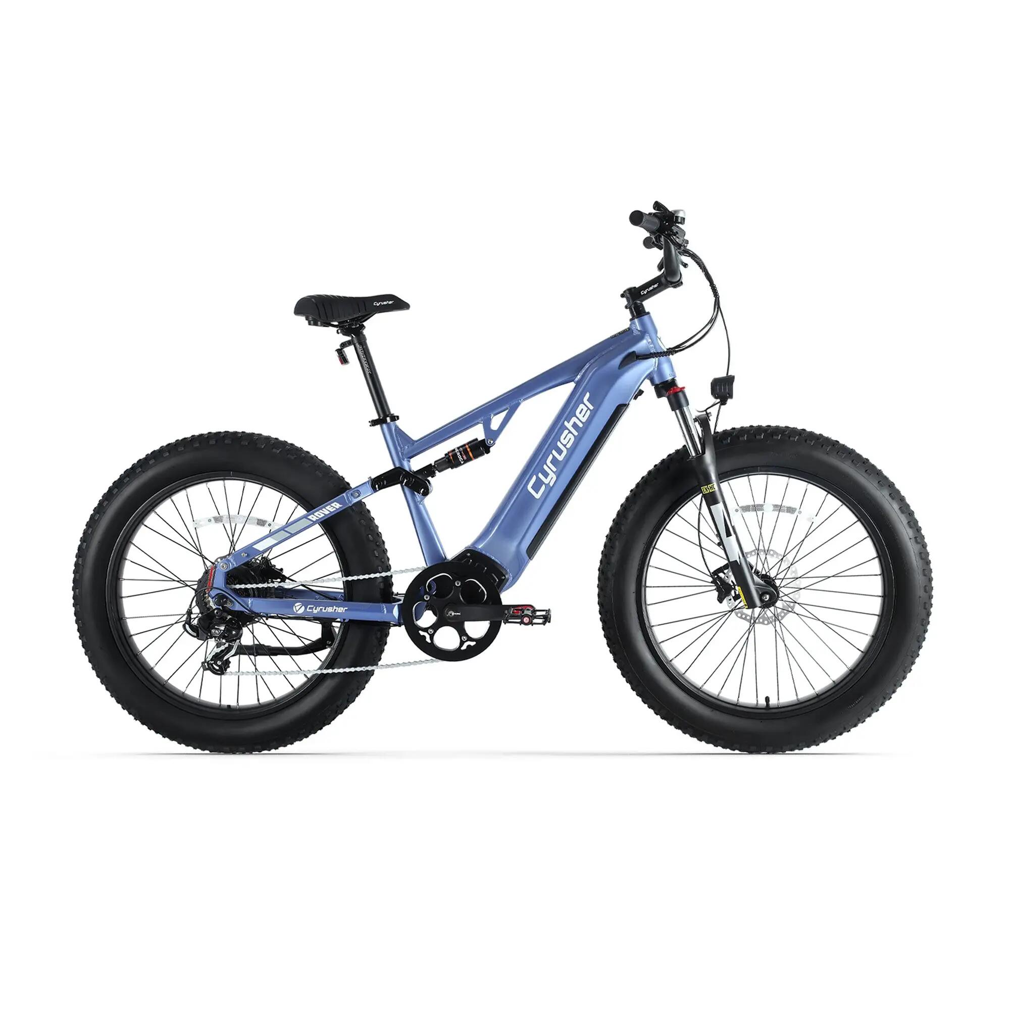 Bicicletta elettrica fuoristrada Rover biammortizzata batteria 52V 15.6Ah 95Nm 2/9