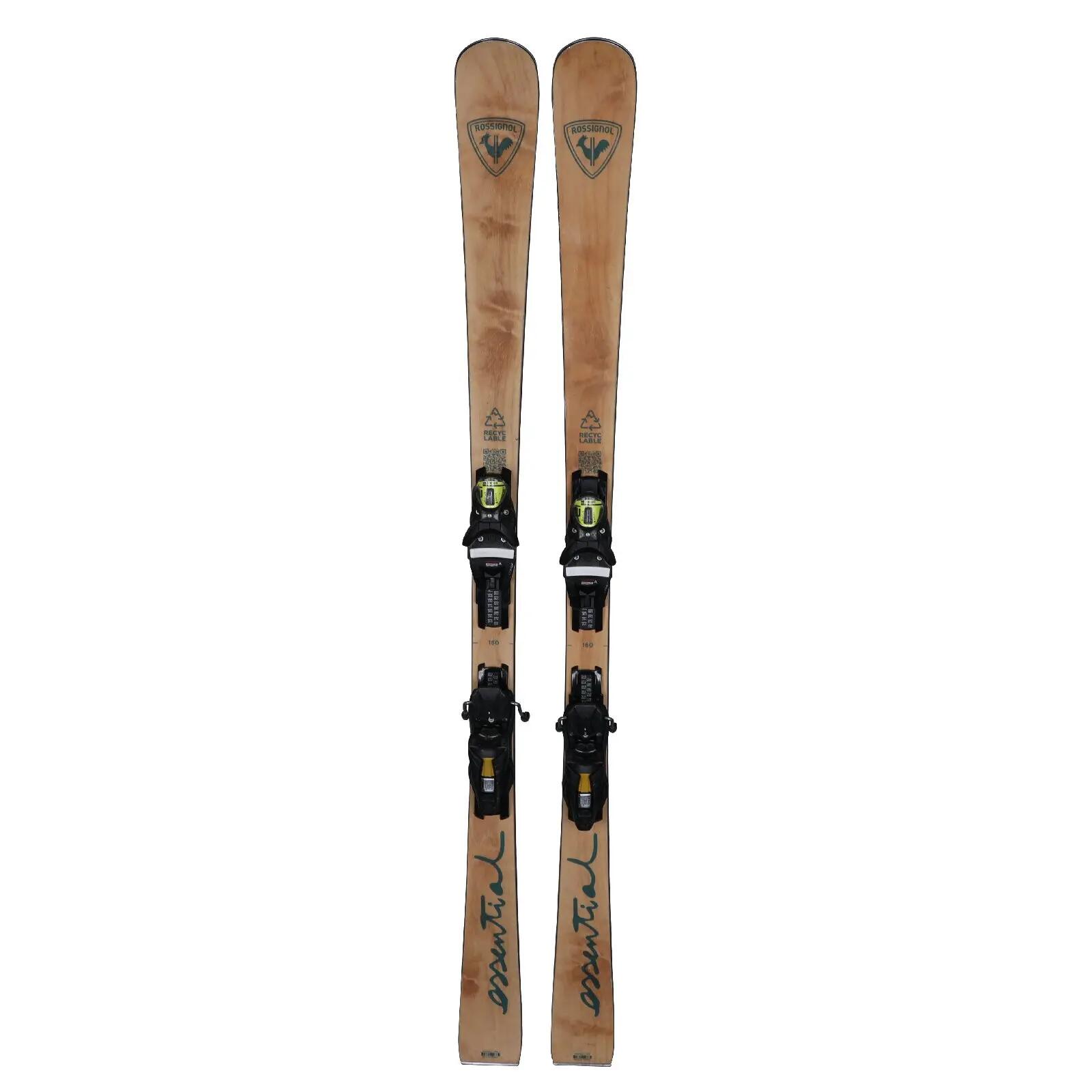 RECONDITIONNE - Ski Rossignol Essential + Fixations 2/4