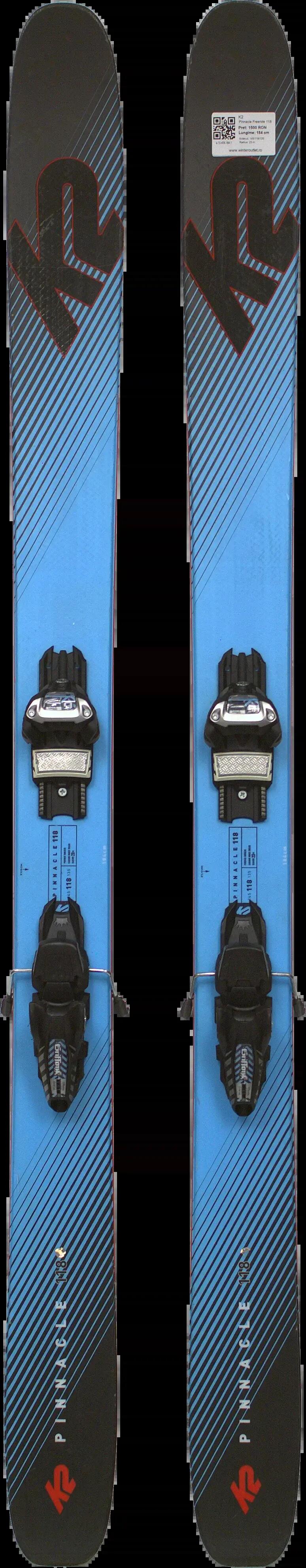 2ND LIFE - Lyže K2 Pinnacle Freeride 118 184cm 2/5
