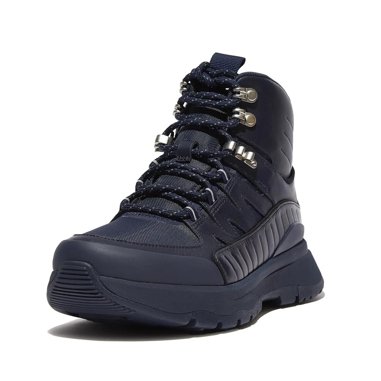 FitFlop Neo-D-Hyker Leather-Mix Outdoor Boots  NACHTBLAUW 36 2/7