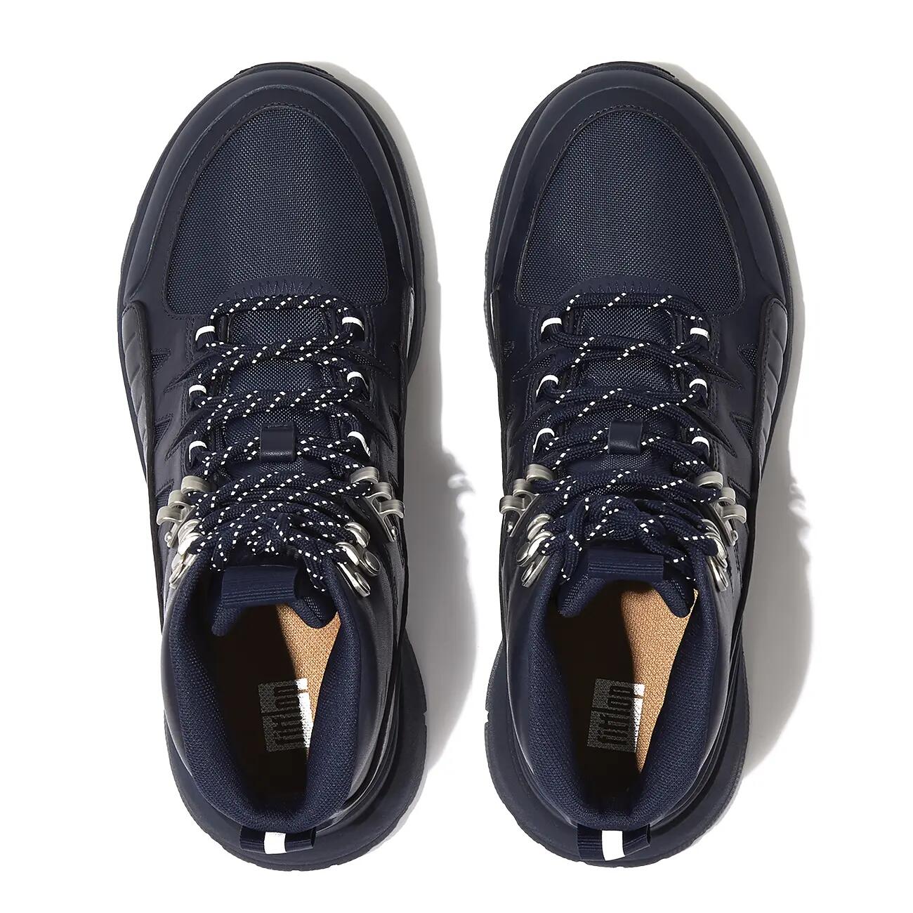 FitFlop Neo-D-Hyker Leather-Mix Outdoor Boots  NACHTBLAUW 36 5/7
