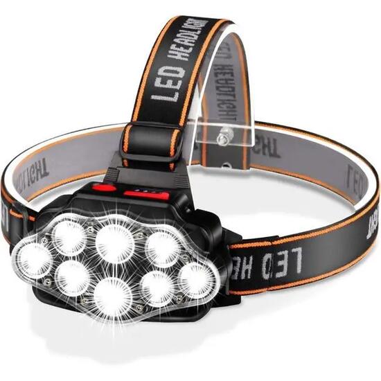 Lampe Frontale Puissante 1000 Lumens,Lampe Frontale LED Rechargeable avec Lumièr