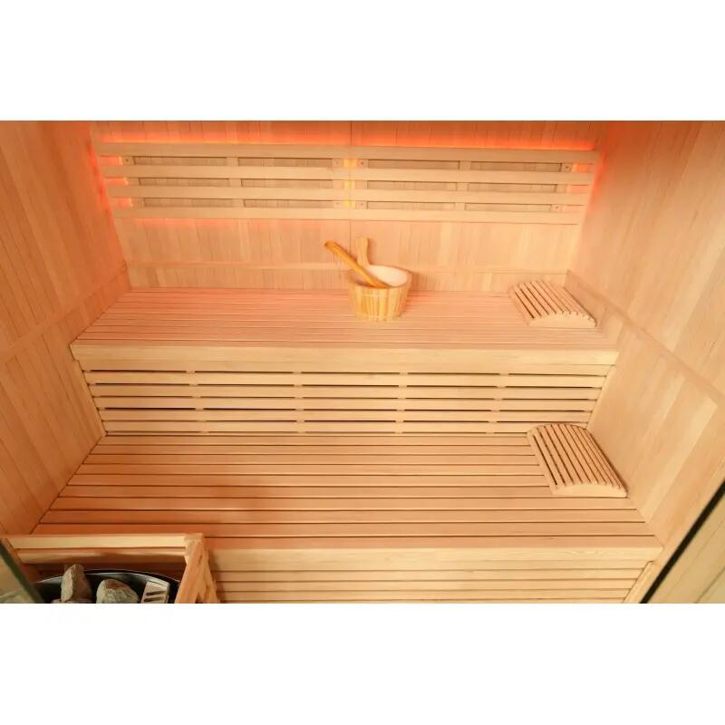 Sauna finlandais Nordica® Vapeur V56 (5 à 6 places) - 203 x 162 x H.200 4/7