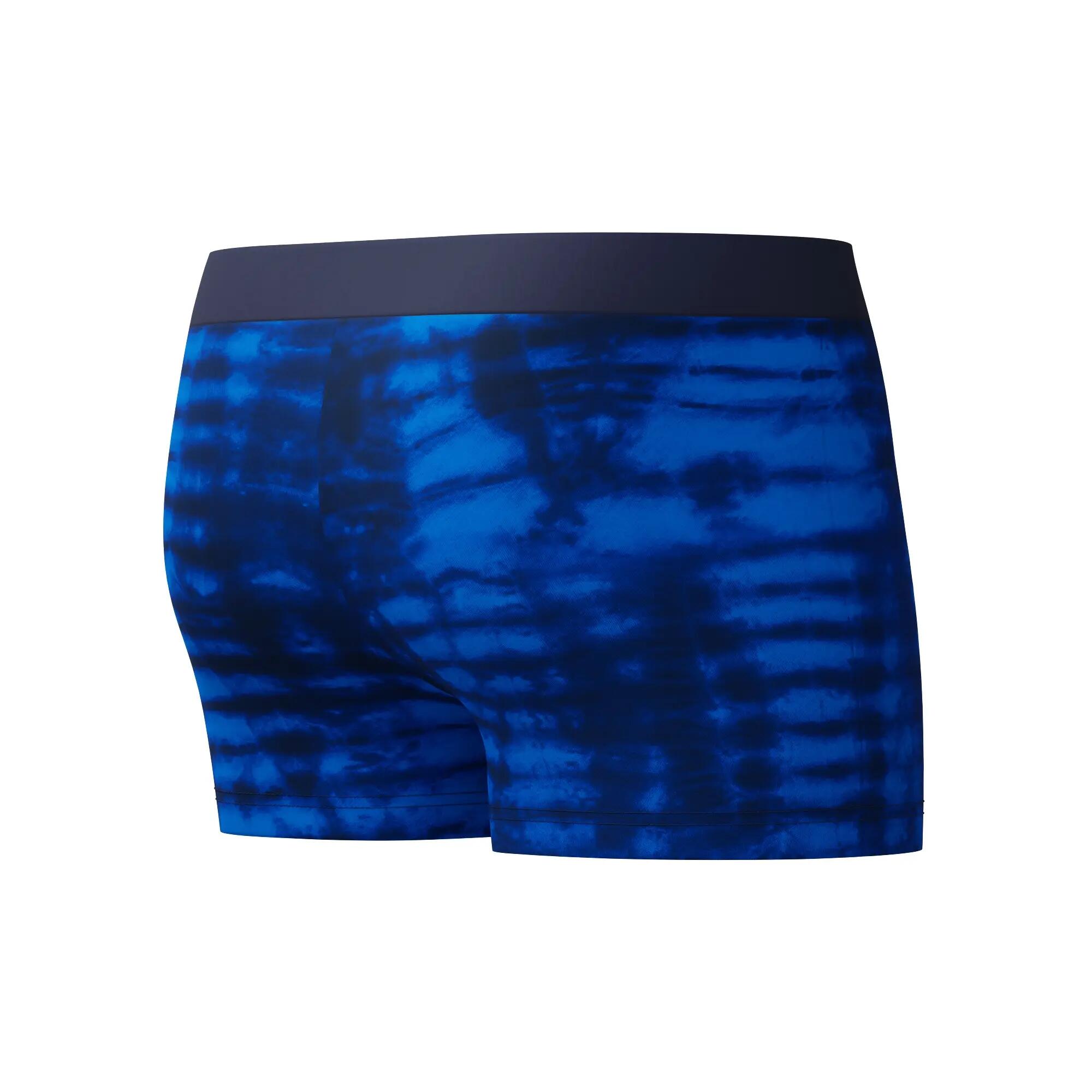 Short De Bain Motif/style Tiedye VALMILTON Homme (Bleu Foncé) 4/6
