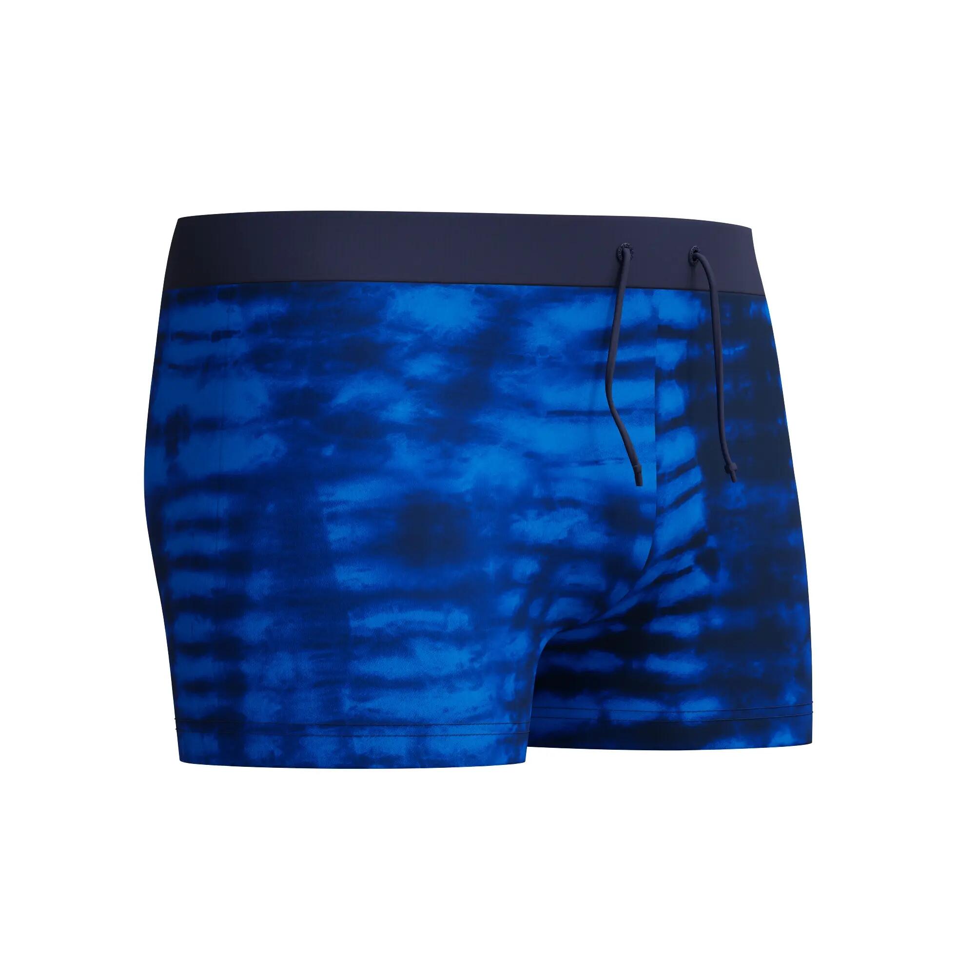 Short De Bain Motif/style Tiedye VALMILTON Homme (Bleu Foncé) 3/6