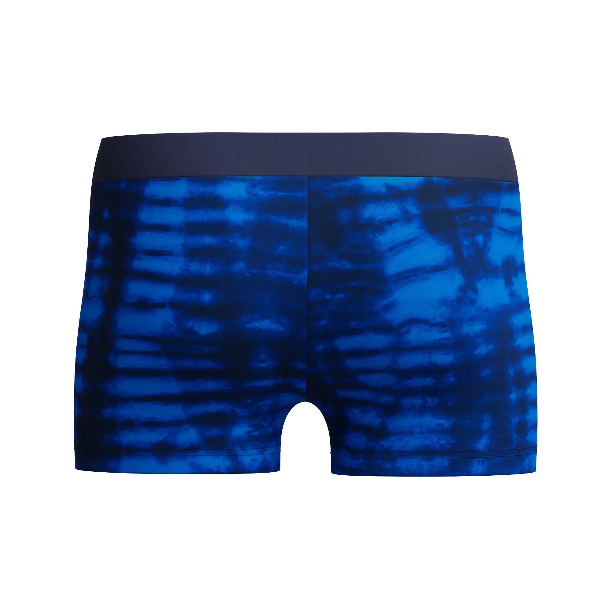 Short De Bain Motif/style Tiedye VALMILTON Homme (Bleu Foncé) 2/6