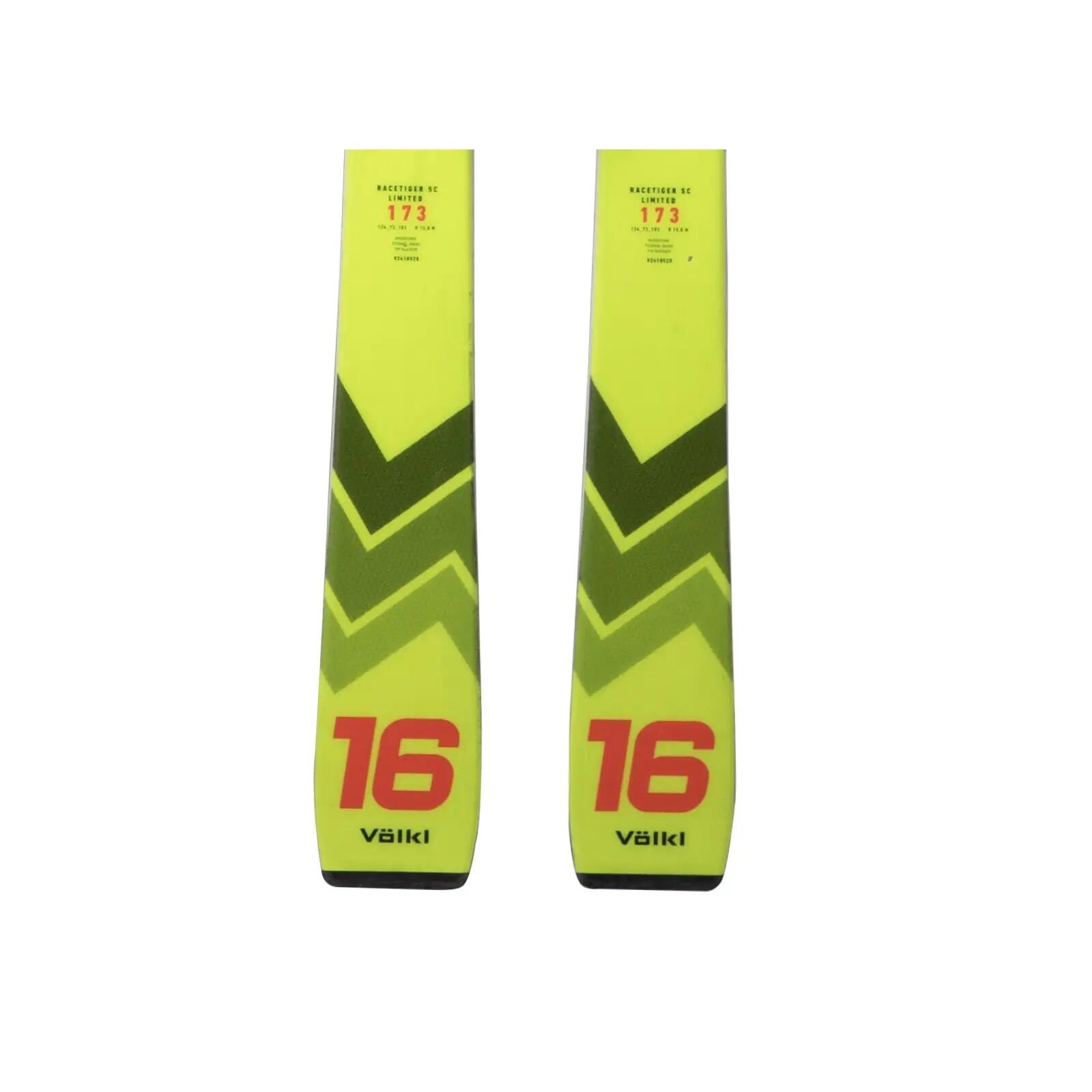 RECONDITIONNE - Ski Volkl Racetiger Sc Ltd + Fixations 4/4