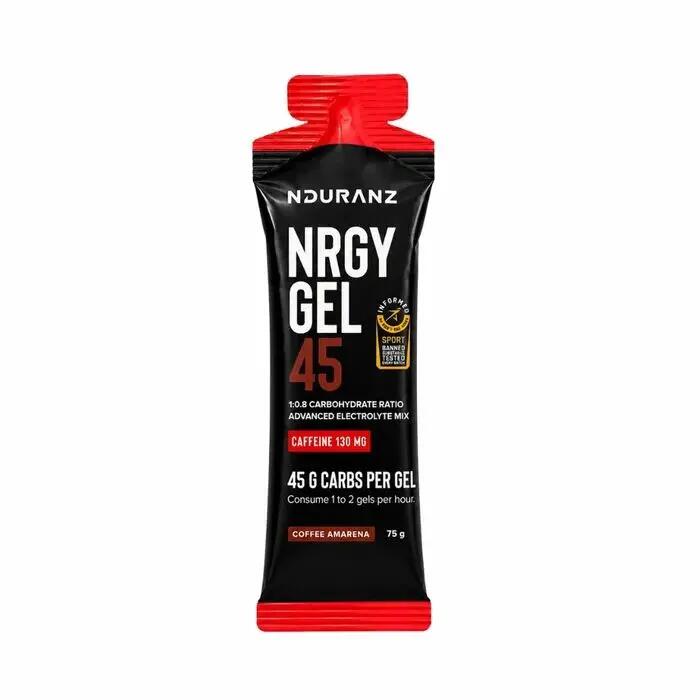Nrgy Gel 45 Coffee-Amarena Koffein Kohlenhydrate Laufen Rad Nduranz 16 x 75 g 2/10