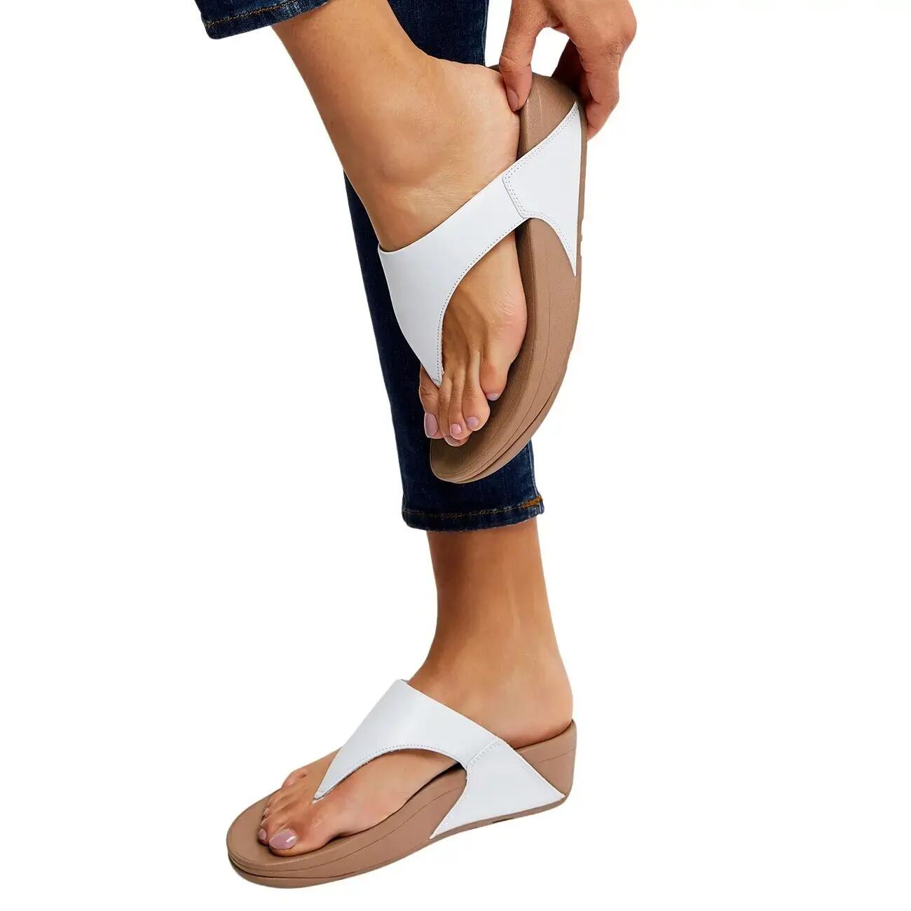 Sandały FitFlop Lulu białe 3/7