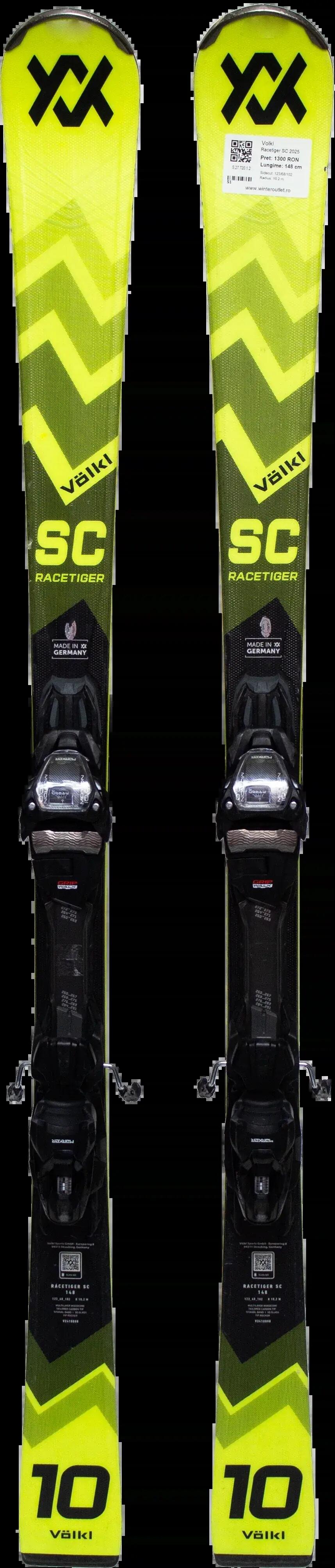 Használt síléc kötéssel - Volkl Racetiger SC 2025 158cm 2/5