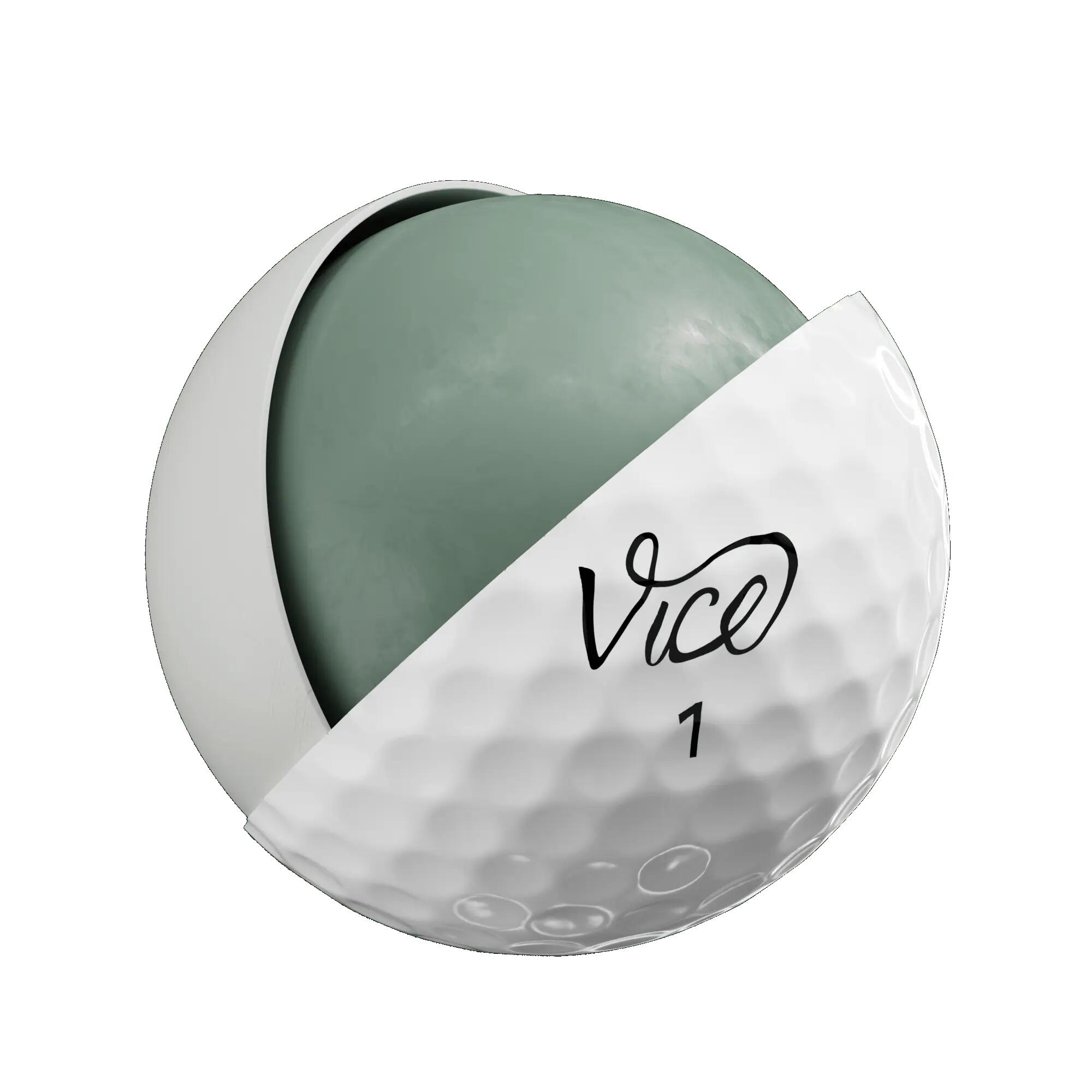 Vice Pro Air 12x Bolas de Golfe Branco 5/7
