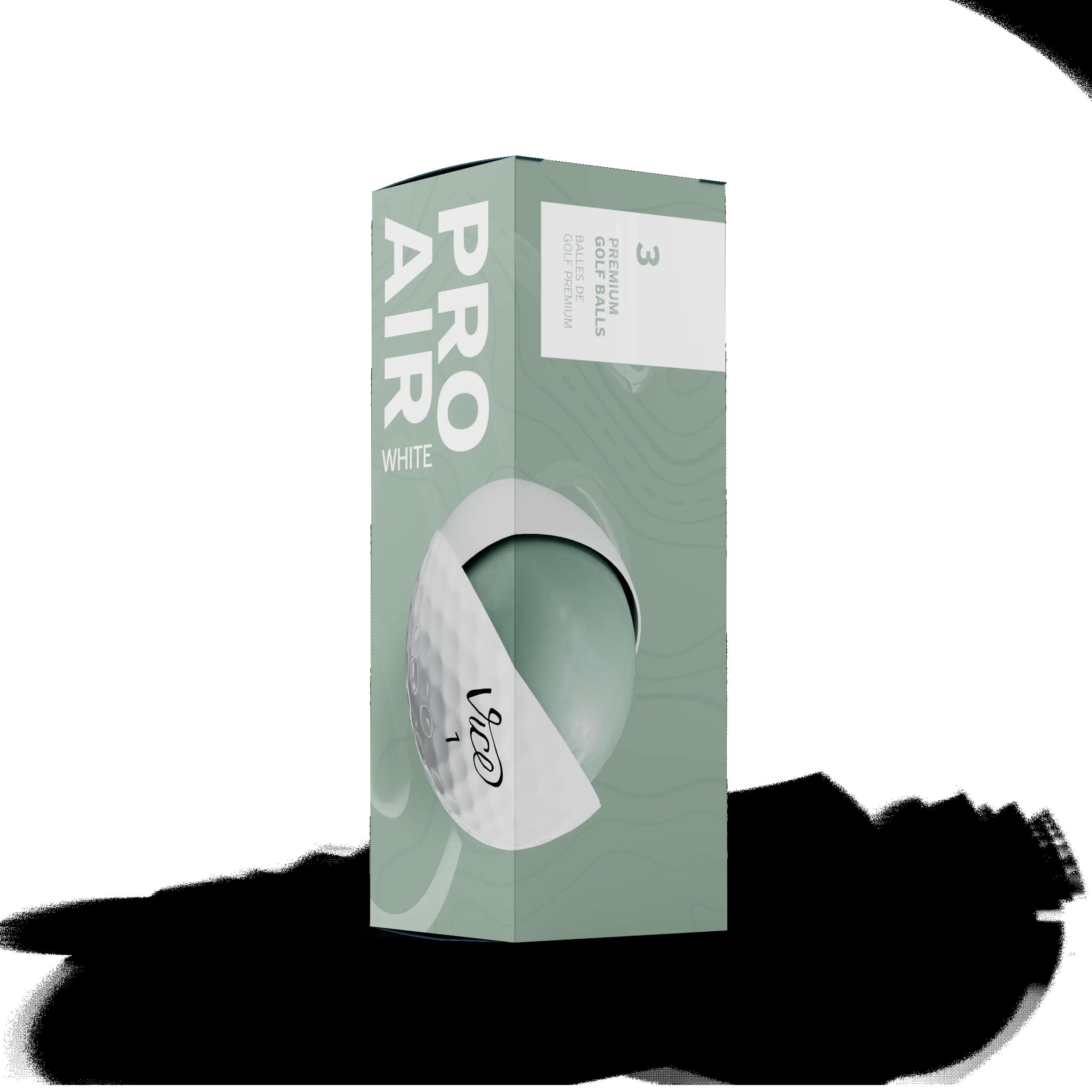 Vice Pro Air 12x Bolas de Golfe Branco 4/7
