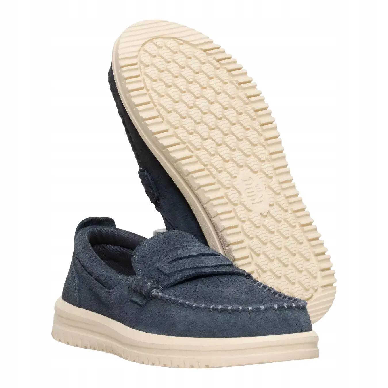 HeyDude Męskie Buty Mokasyny Wsuwane Zamszowe NXT Loafer40 2/4