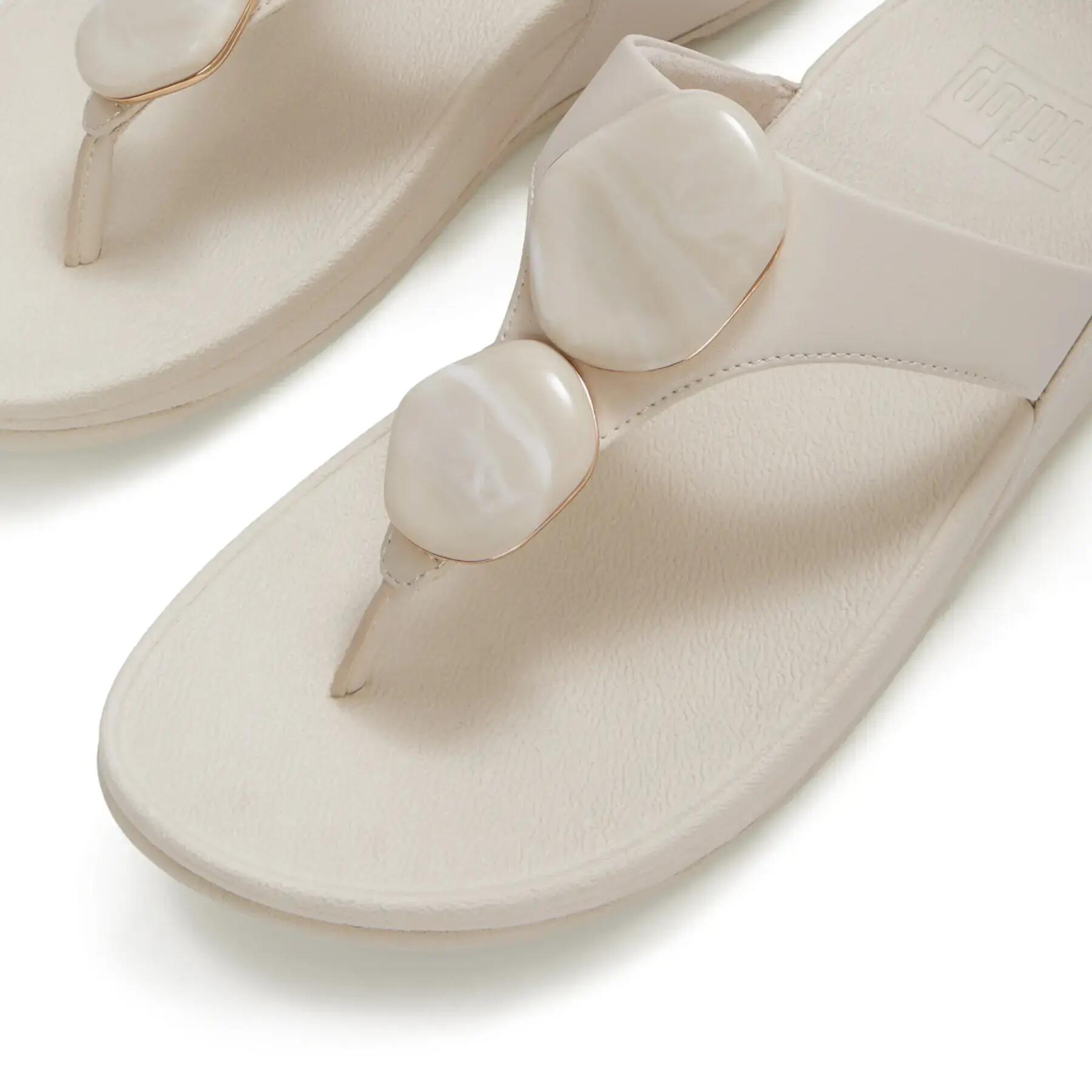Flip-Flops für Damen FitFlop Lulu Marbled-Stone 5/7