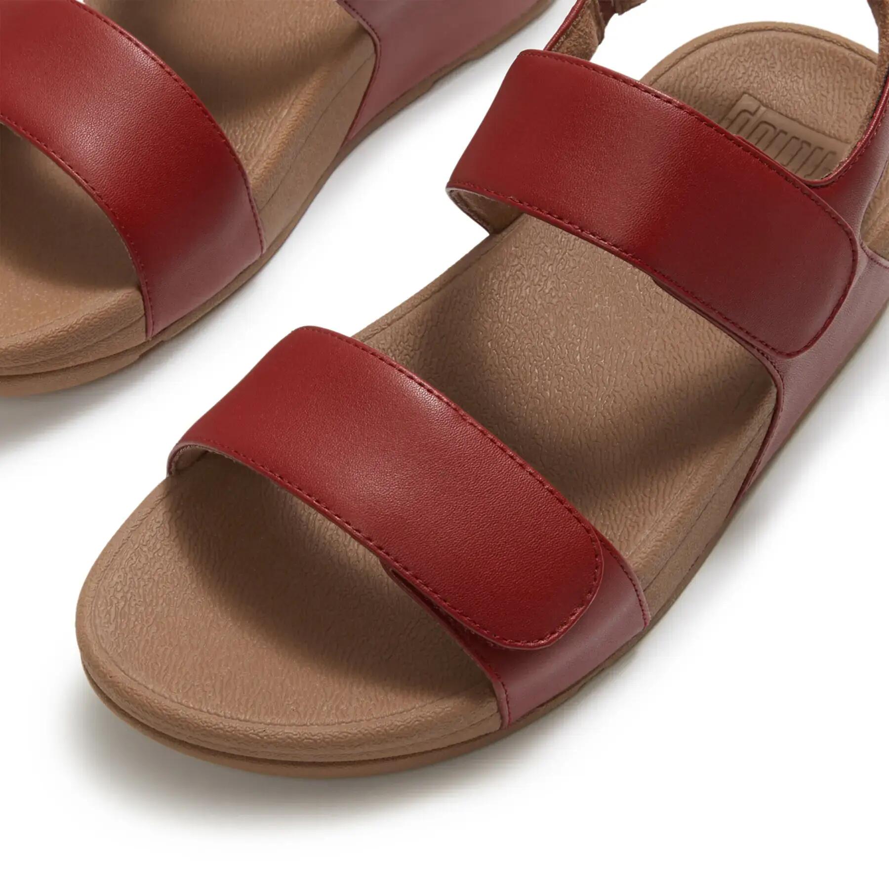 Sandales à bride arrière ajustables en cuir FitFlop Lulu 5/7